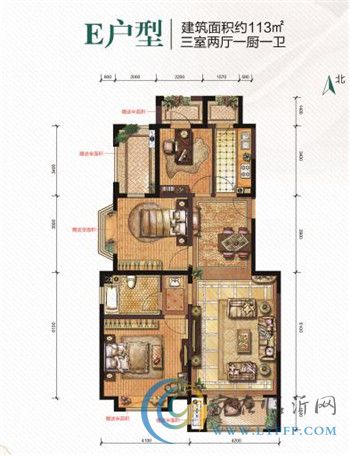 伊麗莎白東岸洋房戶型圖