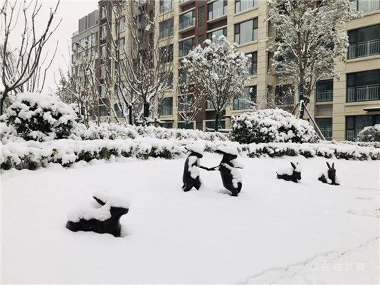 皚皚白雪映紅墻 首府雪景似畫廊