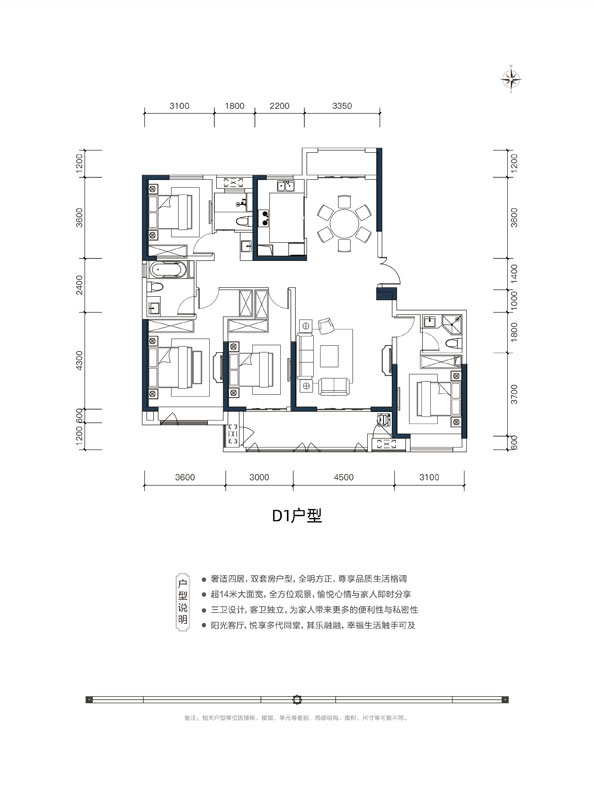 城資荷畔花語D1戶型