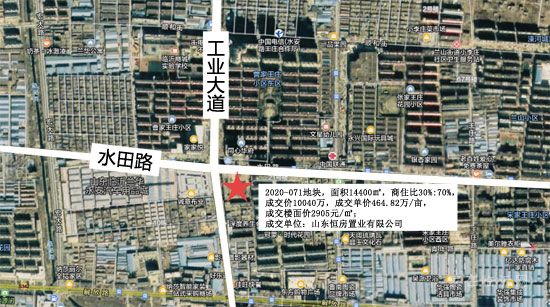 土拍：2020-071地塊由山東恒房置業(yè)有限公司 競(jìng)得