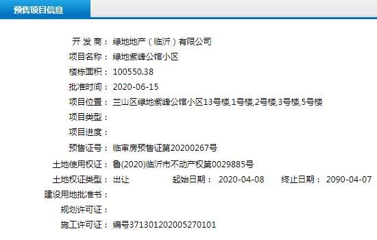 6月中旬臨沂共27項目獲預售證 共批準80棟樓