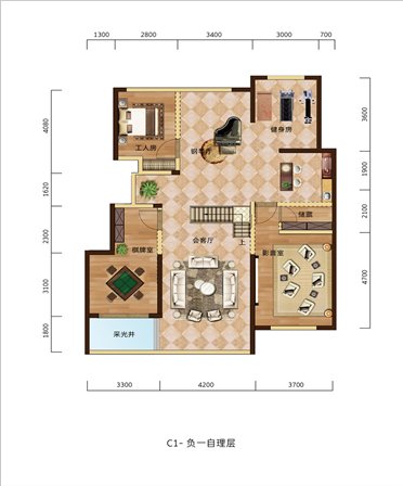 濱河名邸戶型圖