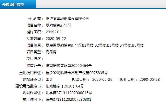 9月下旬臨沂共38項目獲預(yù)售證 共批準(zhǔn)123棟樓