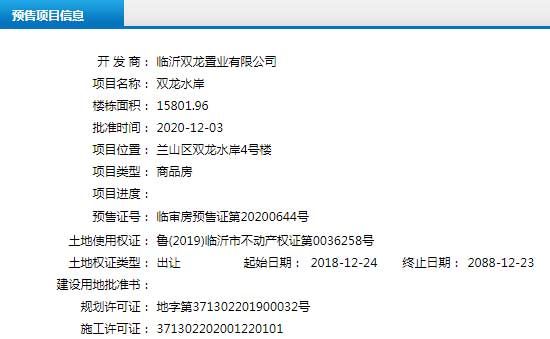 12月上旬臨沂共14項目獲預(yù)售證，共批準(zhǔn)47棟樓