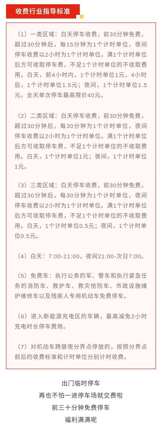 限時免費臨沂城區(qū)停車收費指導(dǎo)價出爐！前30分鐘免費！